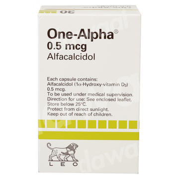 ONE-ALPHA 0.5mcg Caps 30'S